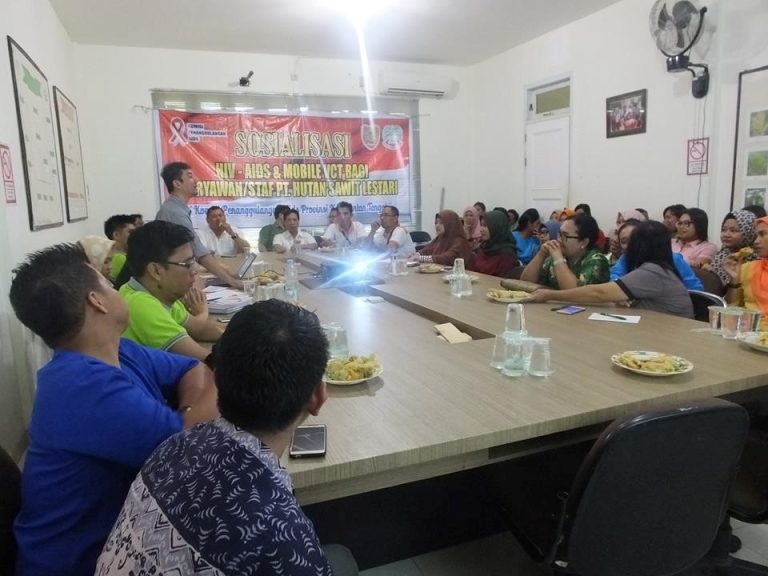 Kegiatan Sosialisasi Perusahaan PT. Hutan Sawit Lestari, Sampit Kotawaringin Timur