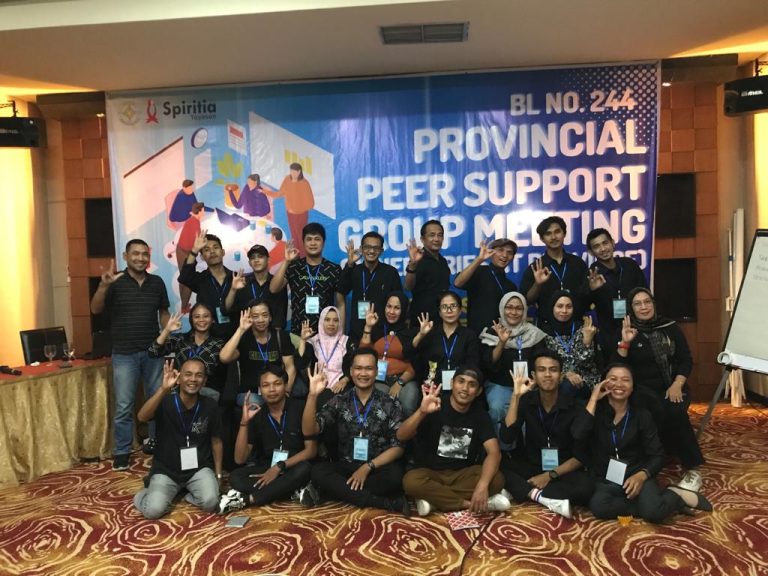 Provincial Peer Support Group Meeting (beneficiaries at Province) IU – Yayasan Pontianak Plus