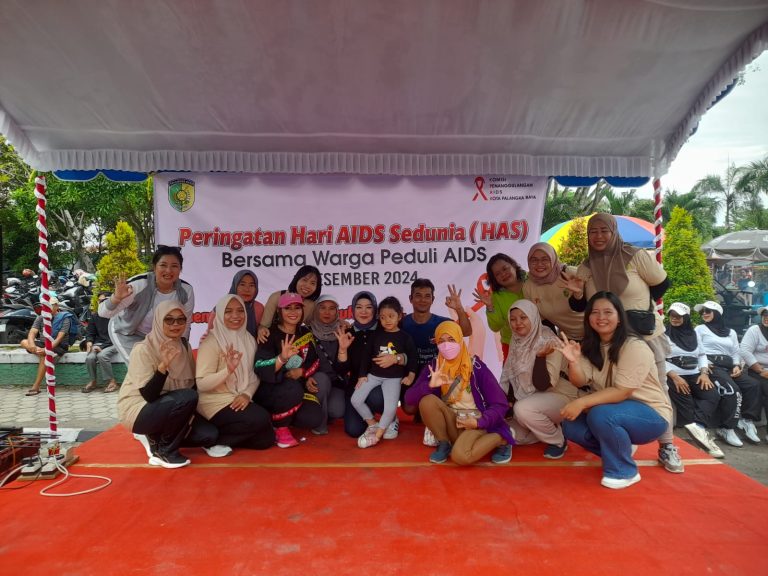 HARI AIDS SEDUNIA (HAS) 1 Desember 2024, Harapan Taheta FoundationProvinsi Kalimantan Tengah
